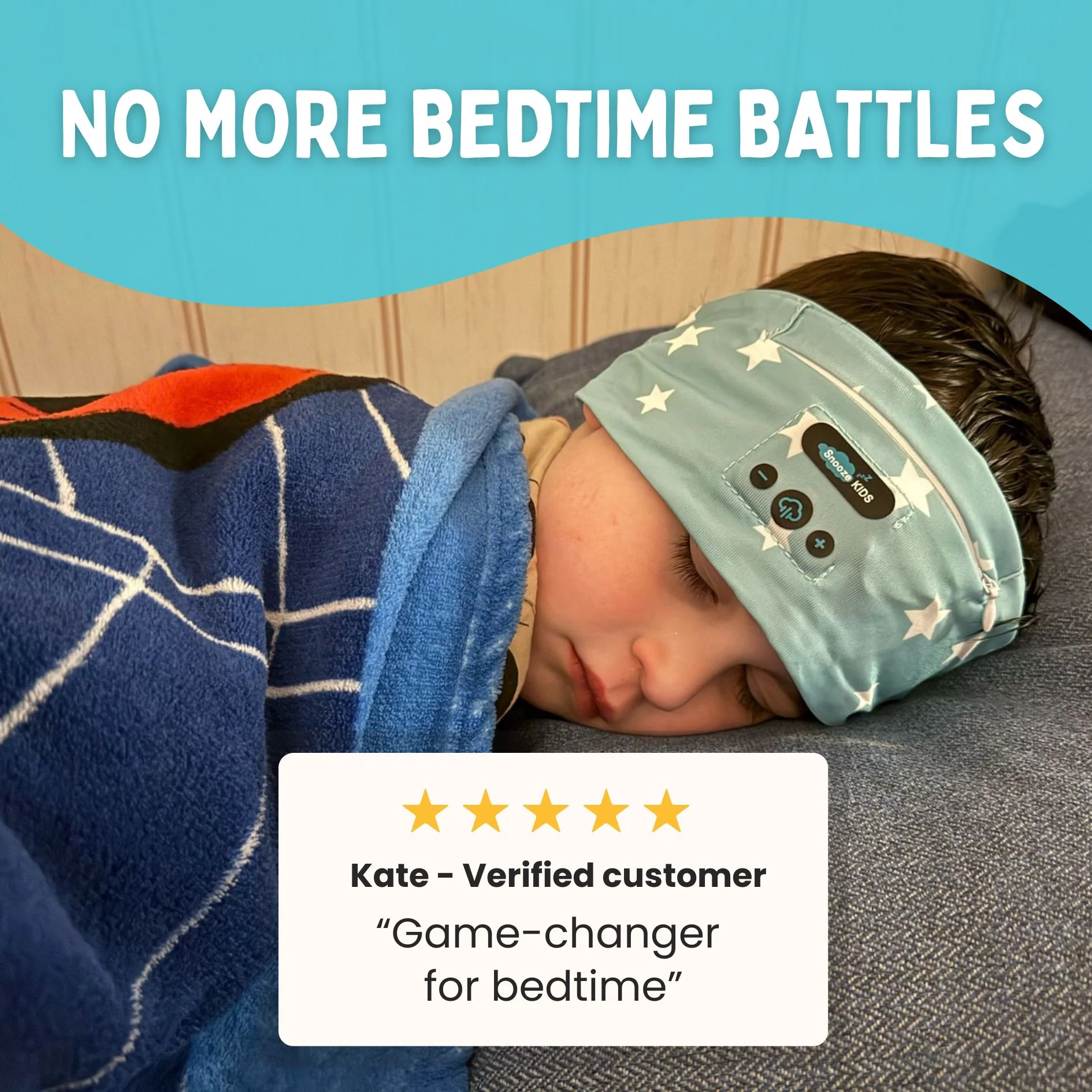 SnoozeBand™ Kids - Bluetooth Sleep Headphones - Image 4
