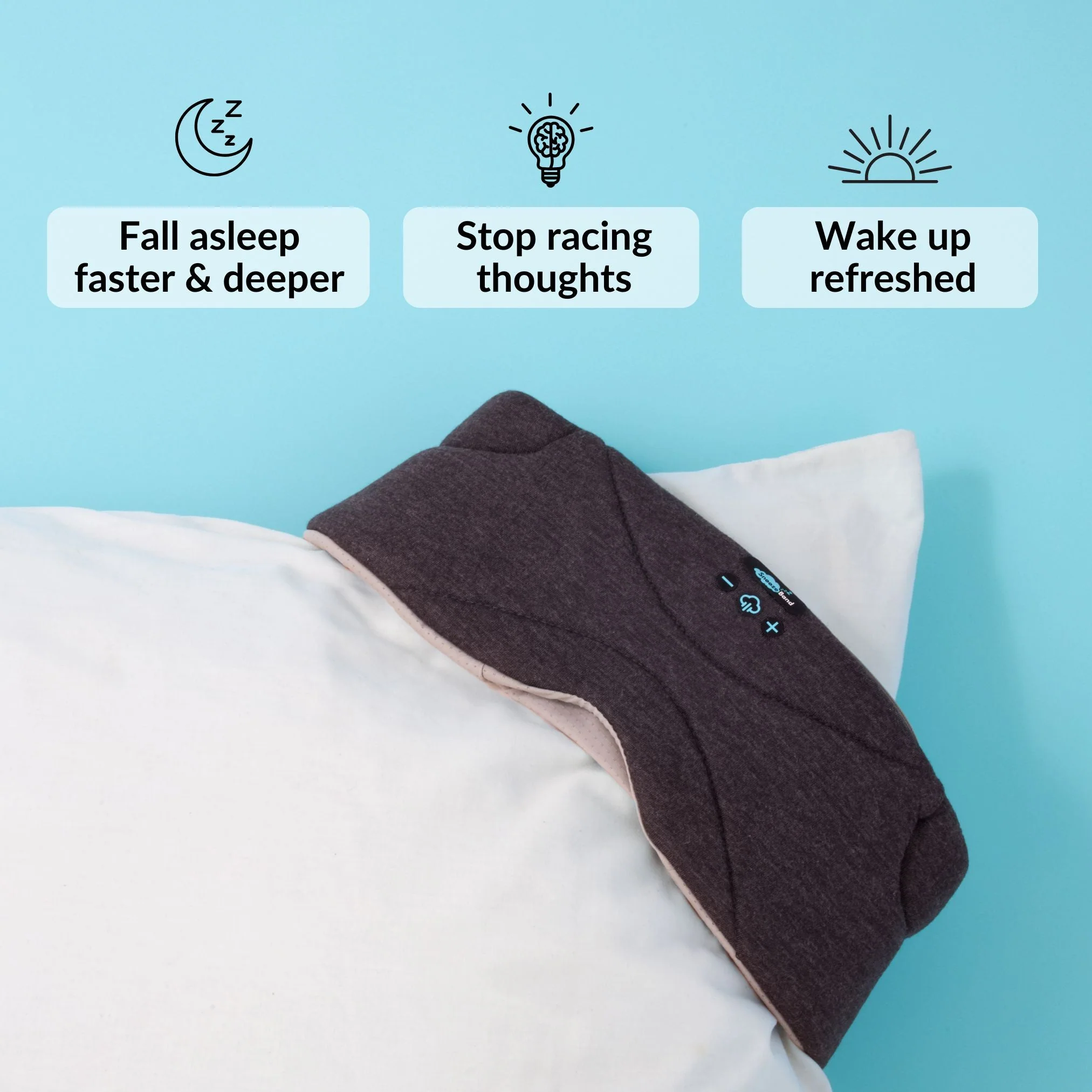 SnoozeBand™ Deluxe - Sleep Mask Headphones - Image 6
